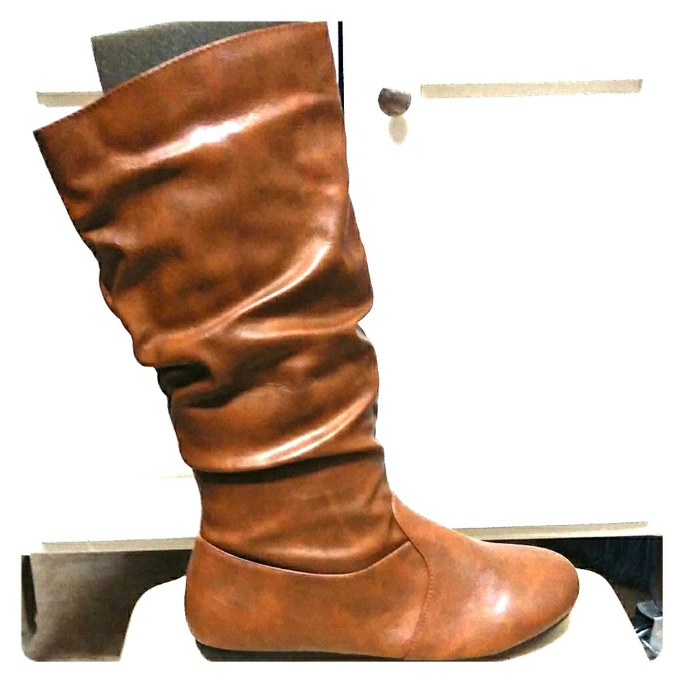 New women's mid-calf SLOUCHY fashion dress boot